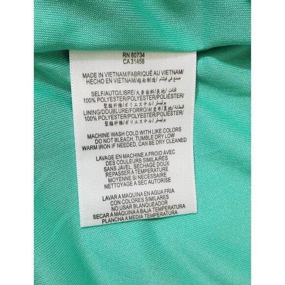 Max & Cleo~Women's Size XXS~"Anne" Green Tide Party Evening Dress NWT $128.00 - Picture 5 of 9